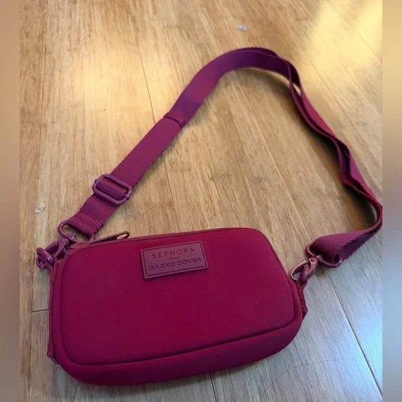 Dagne Dover x Sephora Women's Burgundy Crossbody Bag - Picture 1 of 4